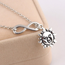 The 2014 New Fashion Retro Hot Popular Simple Leaves Olw Infinity Symbol Bird Sun Cross Pearl