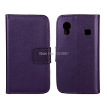 for Samsung S5830 Phone Cases Luxury Flip Genuine Leather Wallet Case Cover for Samsung Galaxy Ace
