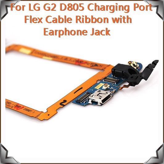 For LG G2 D805 Charging Port Flex Cable Ribbon with Earphone Jack4
