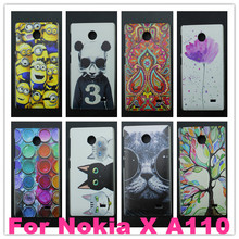 X Dual SIM A110 Phone back Cover.Case Cover For Nokia  X Dual SIM A110 Phone Bag For Nokia Drop Ship