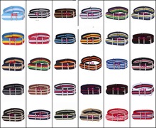 Recién llegado! 30 colores disponibles 22 MM alta calidad de Nylon reloj banda de la otan correa de reloj impermeable del wach moda 1 unids/lote