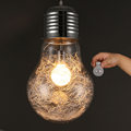 Big Bulb Pendant Light Modern Creative Restaurant Bar Glass Pendant Light Aisle Corridor Lamp Dia 15cm