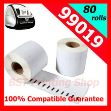 80 Rolls 99019 Label Compatible for Dymo Seiko 190mm*59mm 110PCS/ROLL
