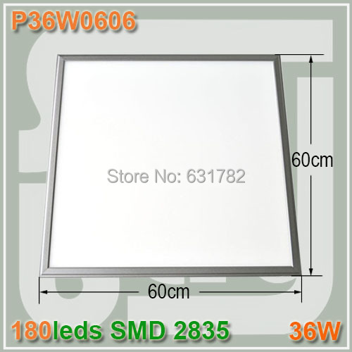 600x600 mm 36W Square led panel light Frosted cover 60x60 cm recessed Ceiling lamp SMD2835 lights hanged wire optional