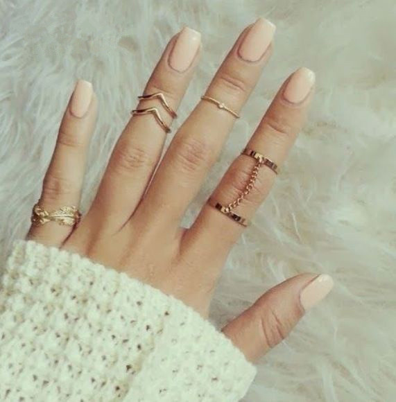 Punk style Crystal Gold plated Stacking midi Finger Knuckle ring Charm Leaf Ring Set for women
