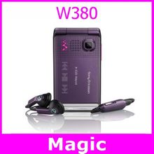 original SONY Ericsson w380 mobile phone unlocked w380 cell phones bluetooth mp3 player free shipping