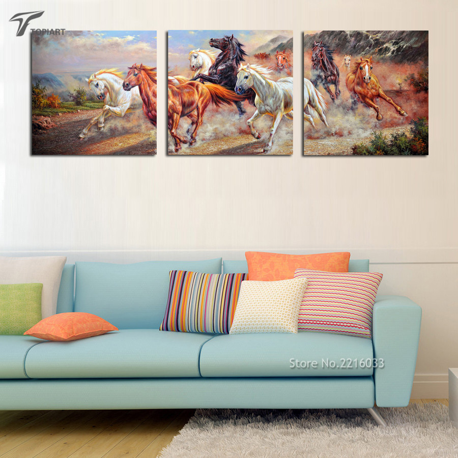 Online kopen wholesale framed classic horse print uit china framed ... Set woonkamer minimalistische