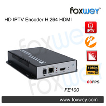 Mini HD 1080P IPTV encoder HDMI H.264 head end , 60fps Saving solution for live streaming IPTV broadcasting