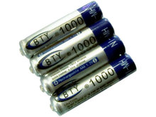 4x AAA 1000mAh 1.2 V Ni-MH rechargeable battery BTY cell for RC Toys Camera MP3