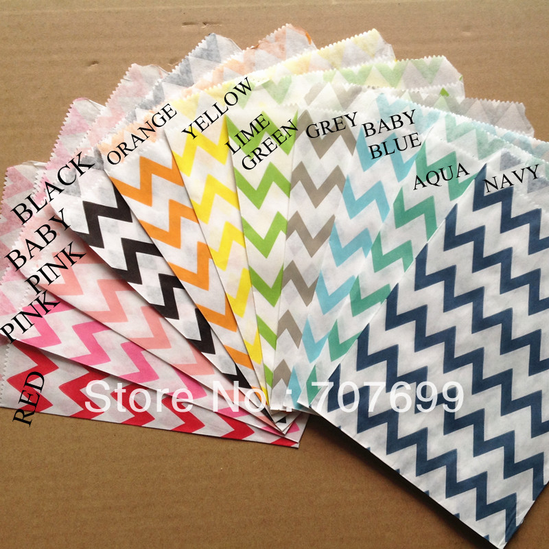 chevron s bags Kraft your Bags.jpg Bags Favor PICK Color Chevron Bags paper Paper Favor  kraft