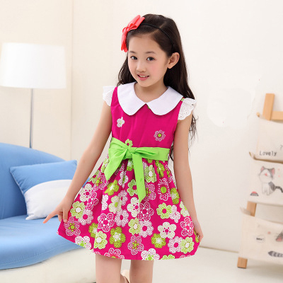 http://g01.a.alicdn.com/kf/HTB1WgAyHVXXXXaIXFXXq6xXFXXXE/Summer-Girl-font-b-Dress-b-font-Rose-Red-Floral-Bow-Belt-Cute-Sundress-font-b.jpg