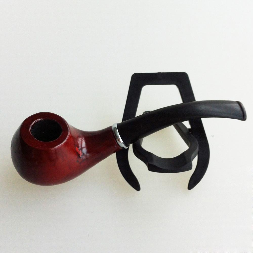 Special Sale Cool Durable Wooden Pipe Smoking Tobacco Cigar Pipes Gift With Stand Present