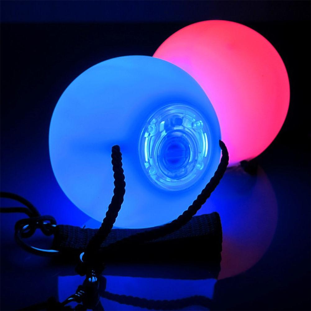LED Juggling Balls Color changing fade flash acrylic plastic 3 X pro glowing USA