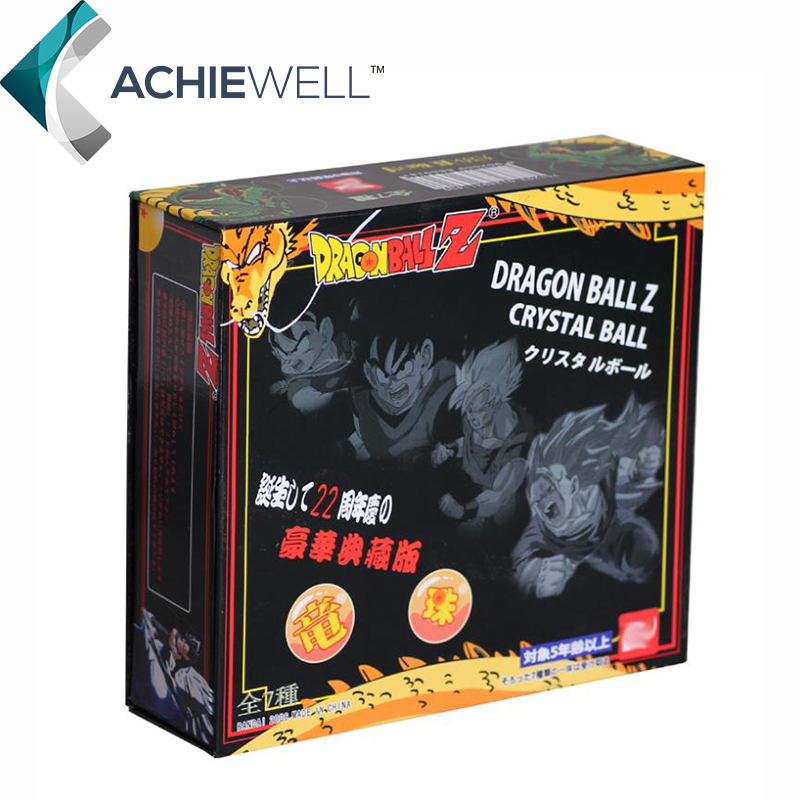 Sale Dragon Ball Z With Retail Box 7 Stars Crystal 4.5CM Balls 7 pieces/set Janpan Anime Collection Gift Toys Cartoon Animation