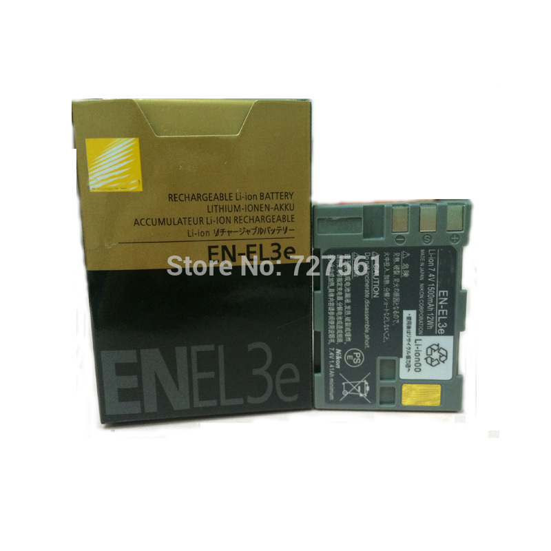 Original EN EL3e Li ion Camera Batteries EN EL3e ENEL3e Battery Pack for Nikon D300S D300