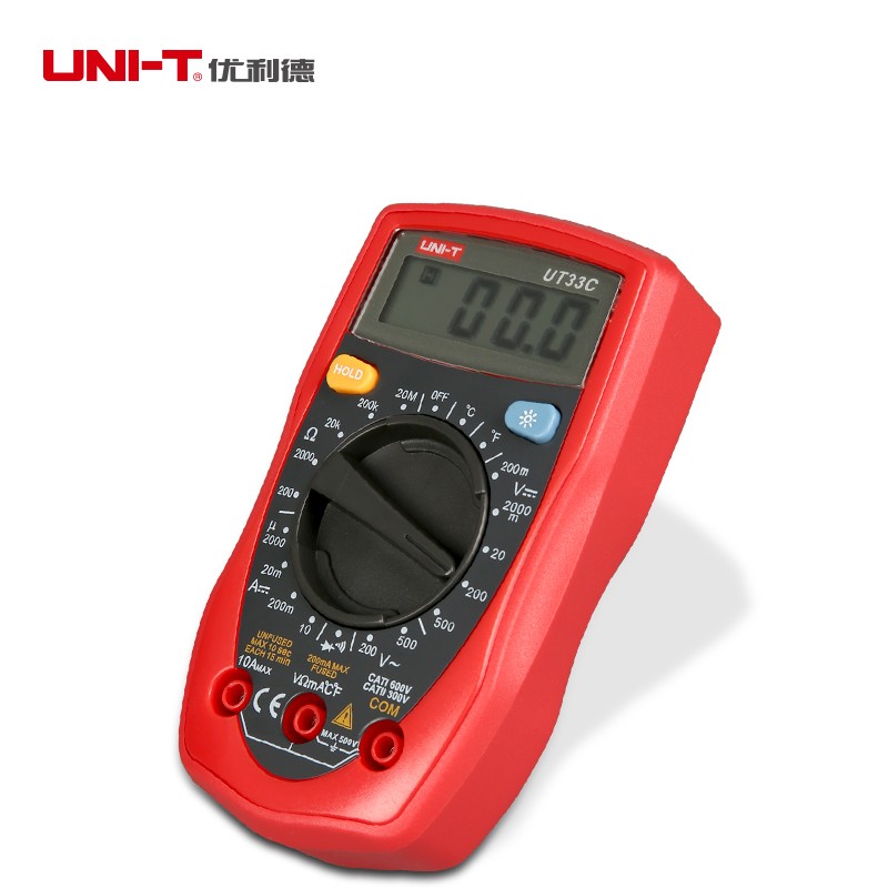 UNI-T UT33D Palm Size LCD Pocket Digital Multimeter UT-33D
