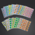 Beauty 50 Pieces Colorful Flower Designs 3D Nail Art Stickers For Nails Decoration Manicure Water Decals