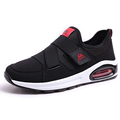 superstar men hook loop casual shoes couple fashion stretch fabric shoe unisex breathable slip on walk