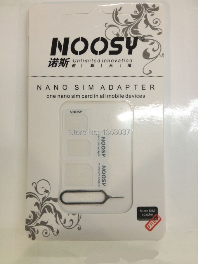 4 in1 NOOSY   Nano SIM        Apple Iphone Samsung 10  /  ( 40 )