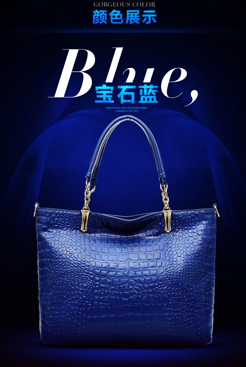 2015 Fashion Brand GENUINE LEATHER Handbag Women Vintage Tote Cow