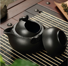 2pcs 1teapot 1teacup Yingxing purple clay tea set quick cup tea pot kettle kung fu tea