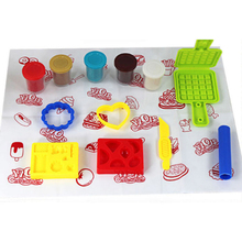 Hot sale New Creative Choi mud mud waffle mold plastic Set DIY Educational Toys children TH21