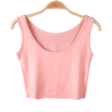 2016 Summer Women Crop Top Female Tank Tops Sexy Short Sport Women’s T-Shirt Workout Blouse Gym Camisa