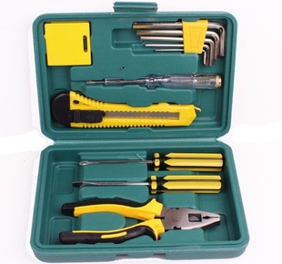Insurance gift Kit 12 household tool set hardware combination tool repair car emergency kit