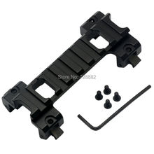Free Shipping 20mm Picatinny Weaver Laser Scope Mount Base Claw for MP5 G3 Series Airsoft Gun Hunting Military Tactical Mount