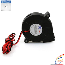 3D printer accessories 5015 turbo Brushless DC Cooling Blast Blower Fan 12V 0.18A 50x50x15mm Reprap Mendel Prusa I3 Printer