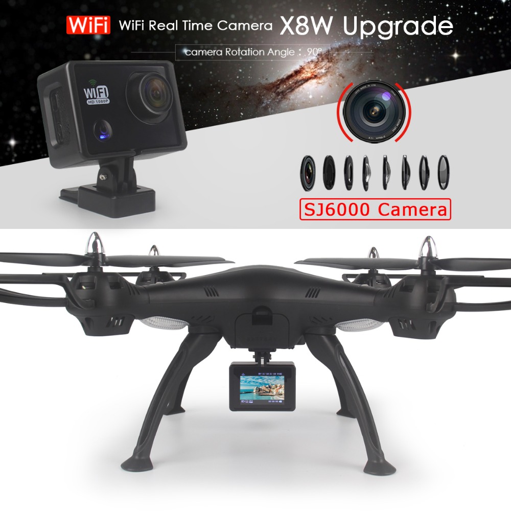 Syma X8C X8W Upgrade FPV Drone with 14MP HD Camera 2 4G 6Axis RTF dron RC