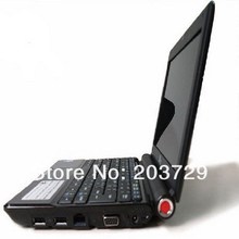 Dual coreWindows7 Notebook PC 10inch Mini Laptop 4GB 500GB Intel Atom N2550 1 66GHz Free shipping