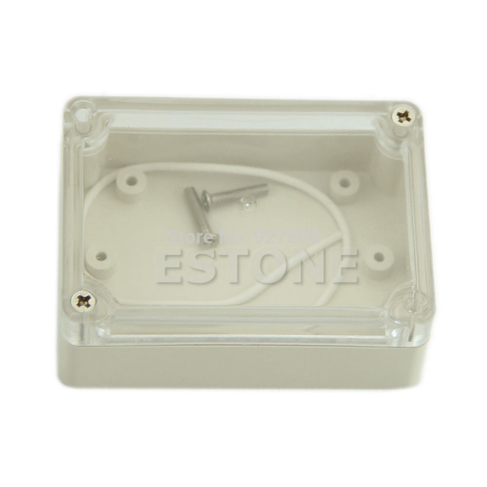 C18 85x58x33mm Waterproof Clear Cover Plastic Electronic Project Box Enclosure CASE free shipping