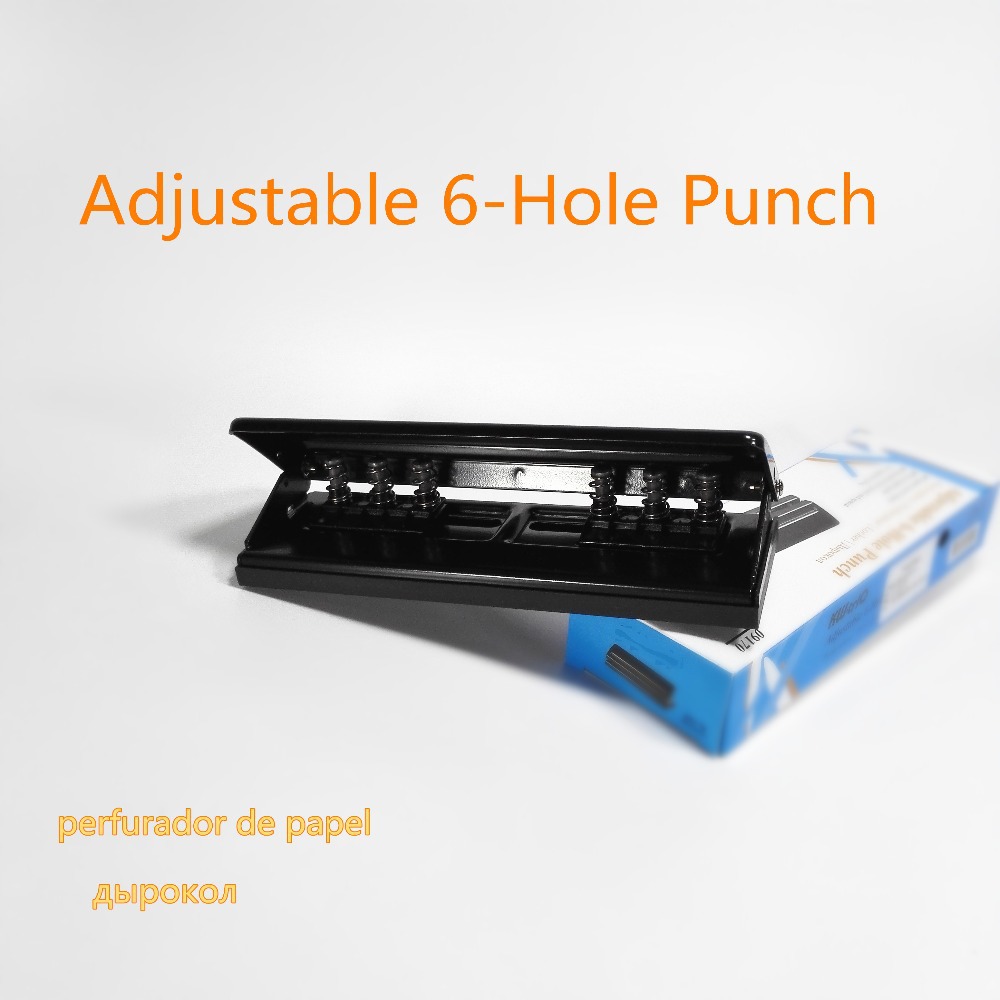 6 hole punch adjustable