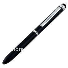 10pcs Free shipping Wholesale 2 in 1 dual ballpoint pen and touch screen stylus for ipad