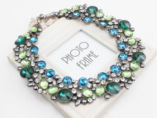 2015 New Crew Shourouk Brand Necklaces Pendants Trend Fashion Colorful Drop Choker Statement Necklace Collar Choker