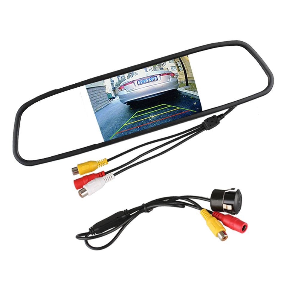Car Rear View Camera 170 Degree Reverse Backup Parking Rearview Camera with 4.3 Car Rear View Camera 170 Degree Reverse Backup Parking Rearview Camera with 4.3