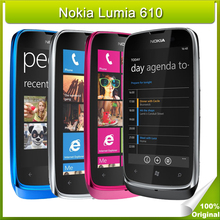 Refurbished Original Nokia Lumia 610 Unlocked Smartphones Windows Phone 1.0 GHz Cell Phone 8GB ROM 3G WCDMA Network