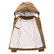 2015 New Fashion Khaki Cotton Jacket Parka With Hood Warm Winter Coat Mens Epaulet Jackets Coats