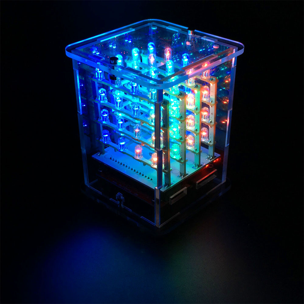 Keyestudio 4*4*4 RGB LED Display CUBE Starter Kit for Arduino project