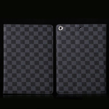 For iPad Air Cases Plaid Stand Design PU Leather Case cover for ipad air 9.7 Business style For Apple iPad 5 Tablet Accessories