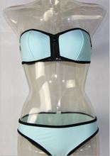 Hot Sale Women Bikini Set Sexy Low Waist Triangle Bikinis Strapless Swimsuit Push Up Swimwear