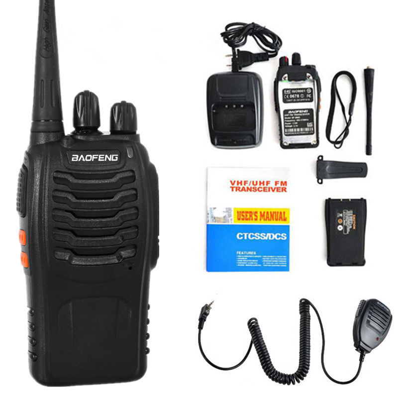 Original Baofeng BF-888S 5W UHF 400-470 MHz CTCSS Portable Walkie Talkies+ Shoulder Speaker Microphone Original Baofeng BF-888S 5W UHF 400-470 MHz CTCSS Portable Walkie Talkies+ Shoulder Speaker Microphone