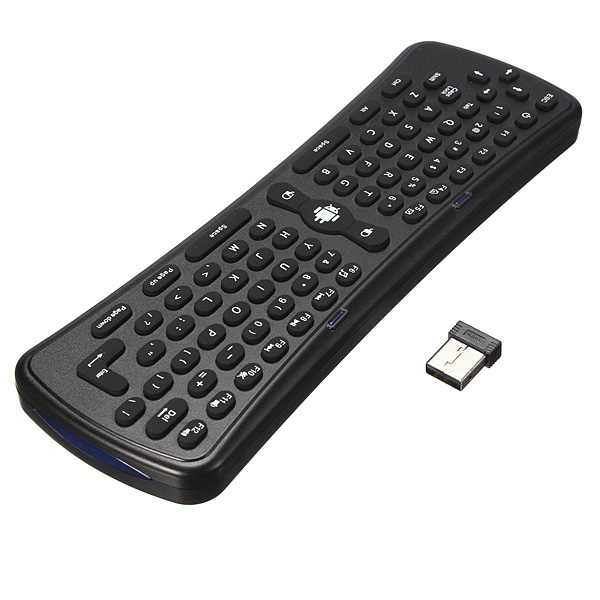 New Mini 2.4GHz Fly Air Mouse Wireless Qwerty Keyboard Remote for Android PC TV Box