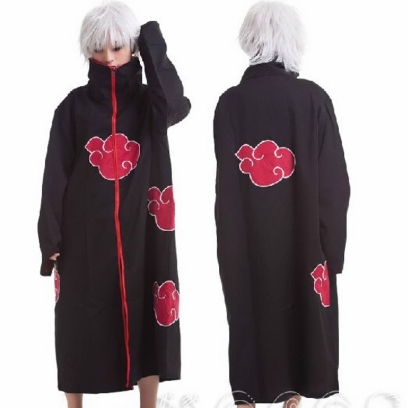 Naruto Akatsuki Uchiha Itachi Cosplay Cloak Deidara Pain Hidan Costume Uniform