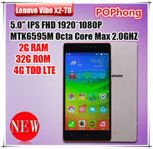 Original Lenovo Vibe X2 4G LTE Cell Phone MTK6595 Octa Core 5 1920 1080 Android 13MP