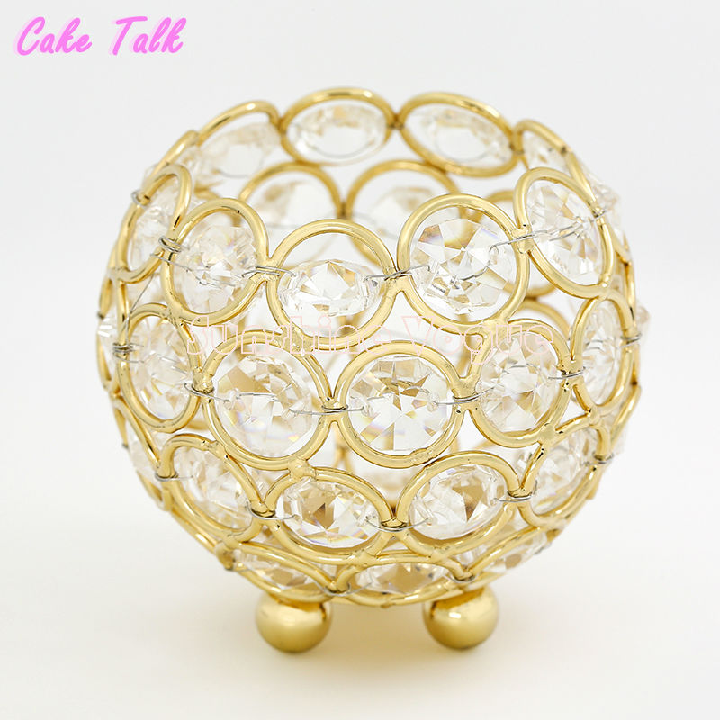 wedding candle holders goldsilver crystal bowl glass 89cm tealight candle stand home decoration candy bar party supplier - Decorative Glass Bowls wedding candle holders goldsilver crystal bowl glass 89cm tealight candle stand home decoration candy bar party supplier - Decorative Glass Bowls