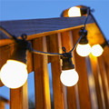 10M Globe String Light with 20 Clear Milky bulbs Connectable Vintage Festoon ball string Light Christmas