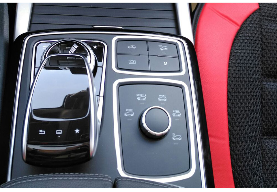 Color Name : Style 1 Carbon Fiber xiuxiu Control Panel Center Console Cover Fit para Mercedes Benz ML320 2012 GLE W166 Coupe C292 350D GL X166 GLS AMG Accesorios Interiores