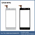 Top Quality 5 0 For THL 5000 THL5000 Touch Screen Digitizer Sensor Glass Panel Replacement Black